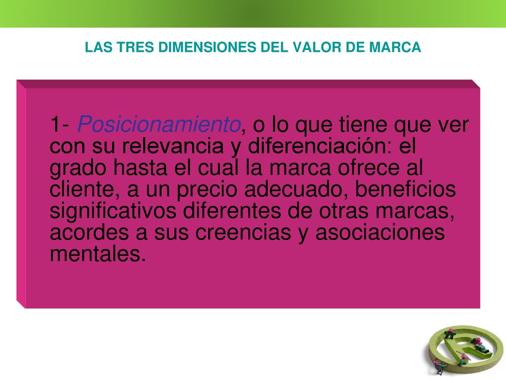 LAS TRES DIMENSIONES DEL VALOR DE MARCA