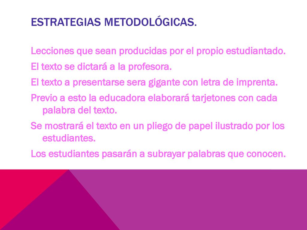 -Se dará la importancia necesaria al enfoque constructivista en el enunciado que señala el psicologo Piaget, cuando afirma que el aprendizaje en todas las áreas y así mismo en el de la escritura y lectura es un proceso interno, activo e individual.