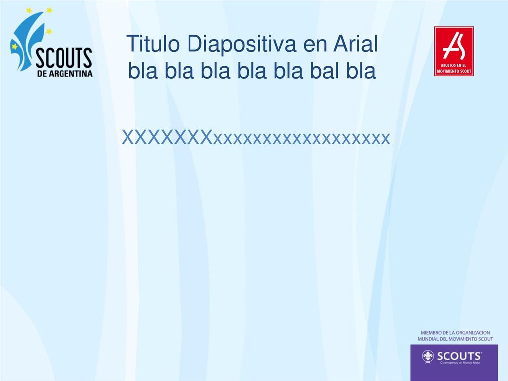 Titulo Diapositiva en Arial bla bla bla bla bla bal bla