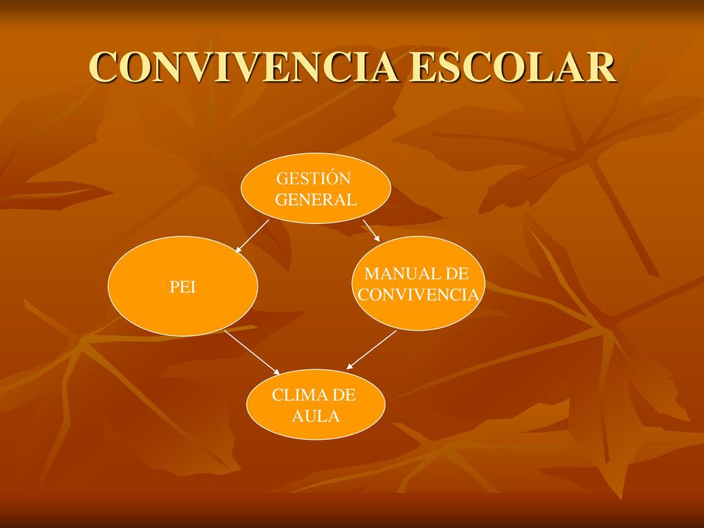 CONVIVENCIA ESCOLAR GESTIÓN GENERAL MANUAL DE PEI CONVIVENCIA CLIMA DE