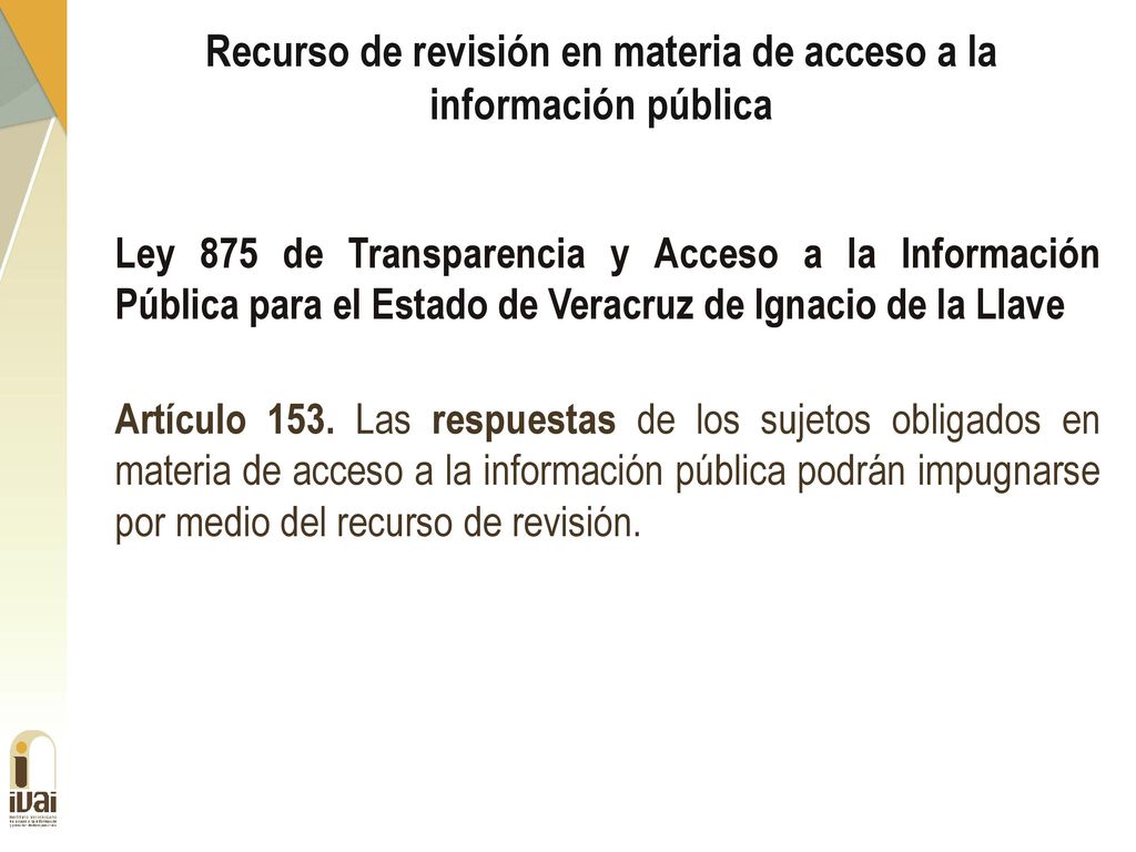 Recurso de revisión en materia de acceso a la información pública