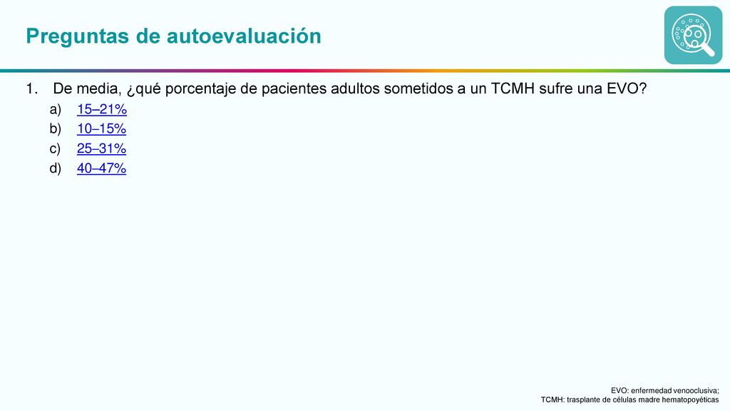 Preguntas de autoevaluación