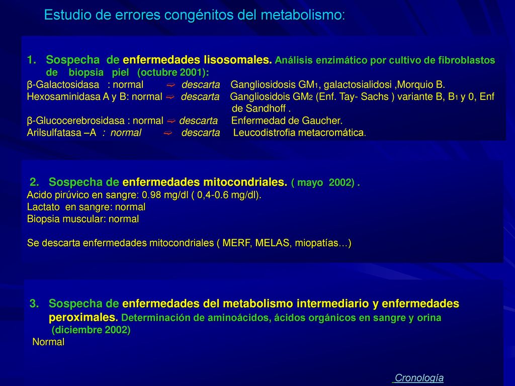 Exploración NRL, Exploraciones complementarias (2) y Estudio genético: