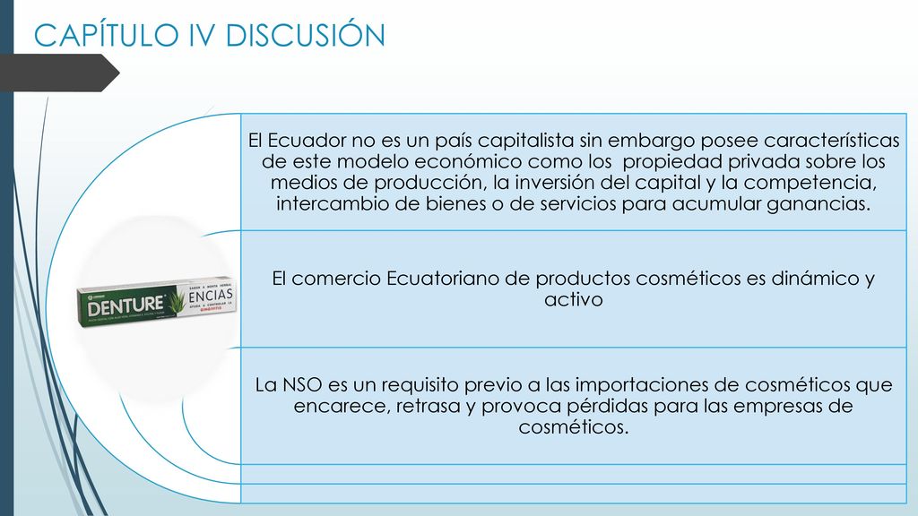 El comercio Ecuatoriano de productos cosméticos es dinámico y activo