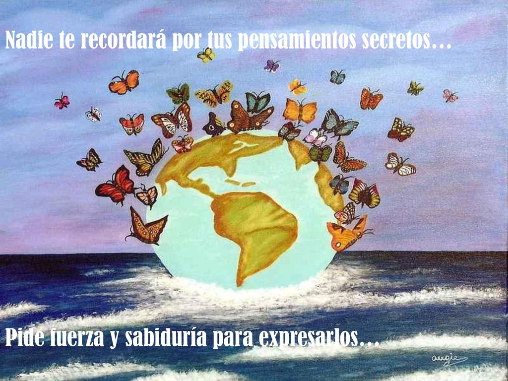 Nadie te recordará por tus pensamientos secretos…