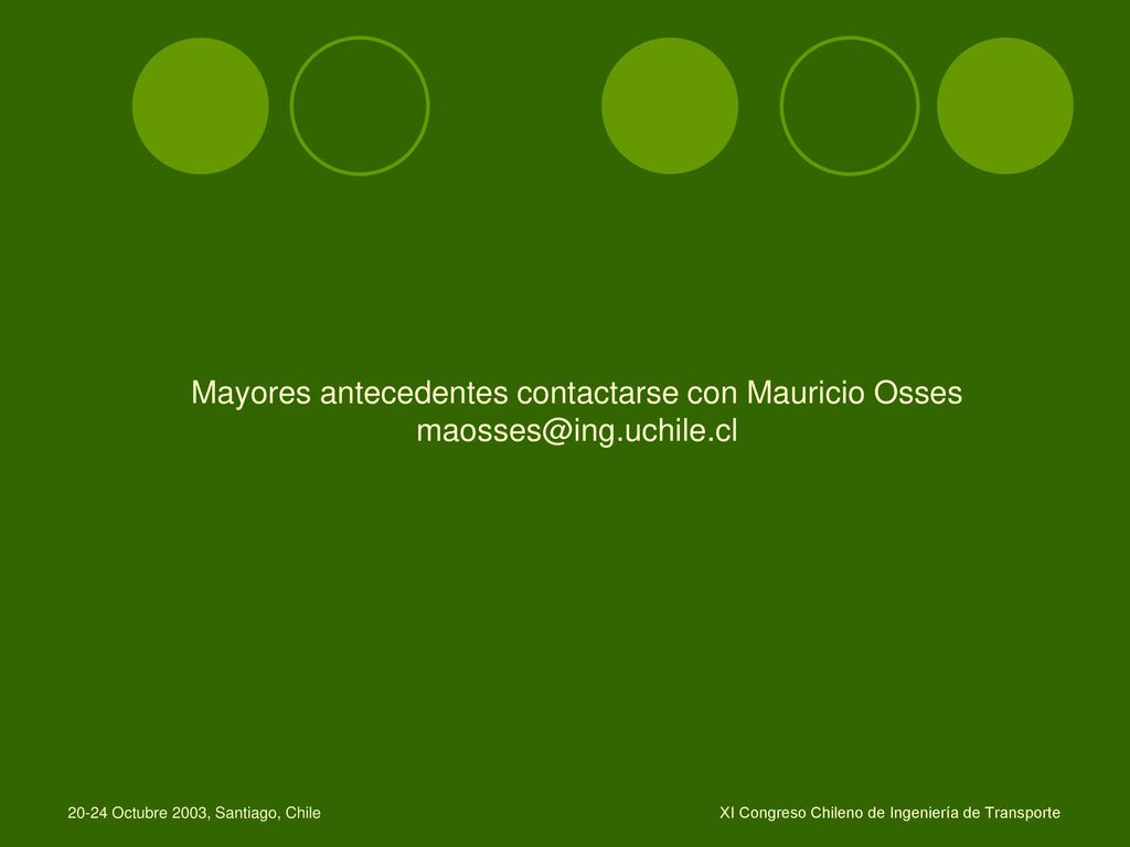 Mayores antecedentes contactarse con Mauricio Osses