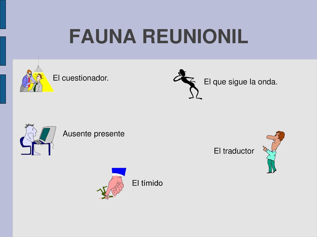 FAUNA REUNIONIL El cuestionador. El que sigue la onda.