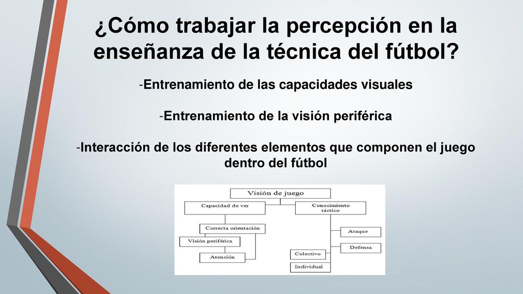 ¿Cómo trabajar la percepción en la enseñanza de la técnica del fútbol