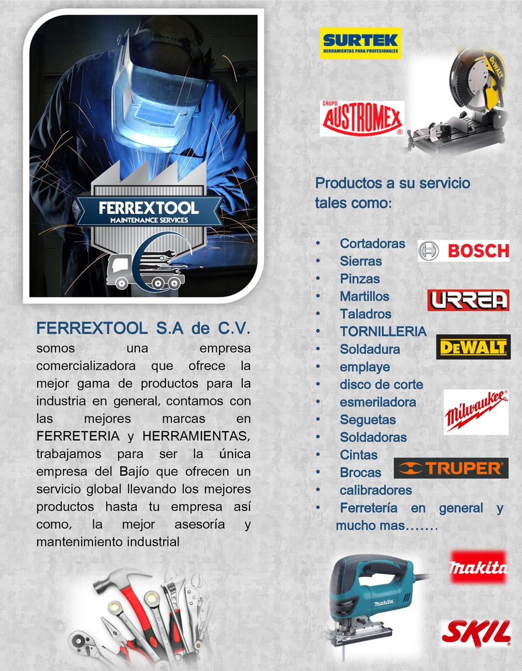 Productos a su servicio tales como: