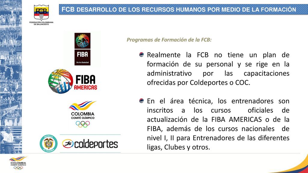 FCB DESARROLLO DE LOS RECURSOS HUMANOS POR MEDIO DE LA FORMACIÓN
