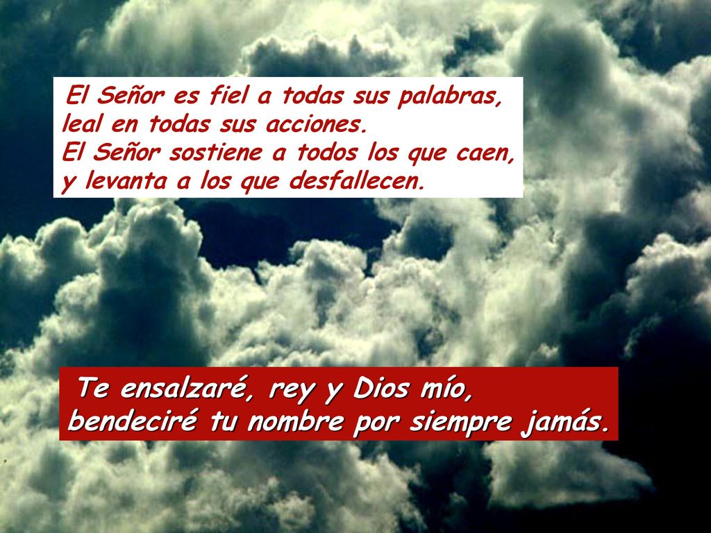 El Señor es fiel a todas sus palabras, leal en todas sus acciones
