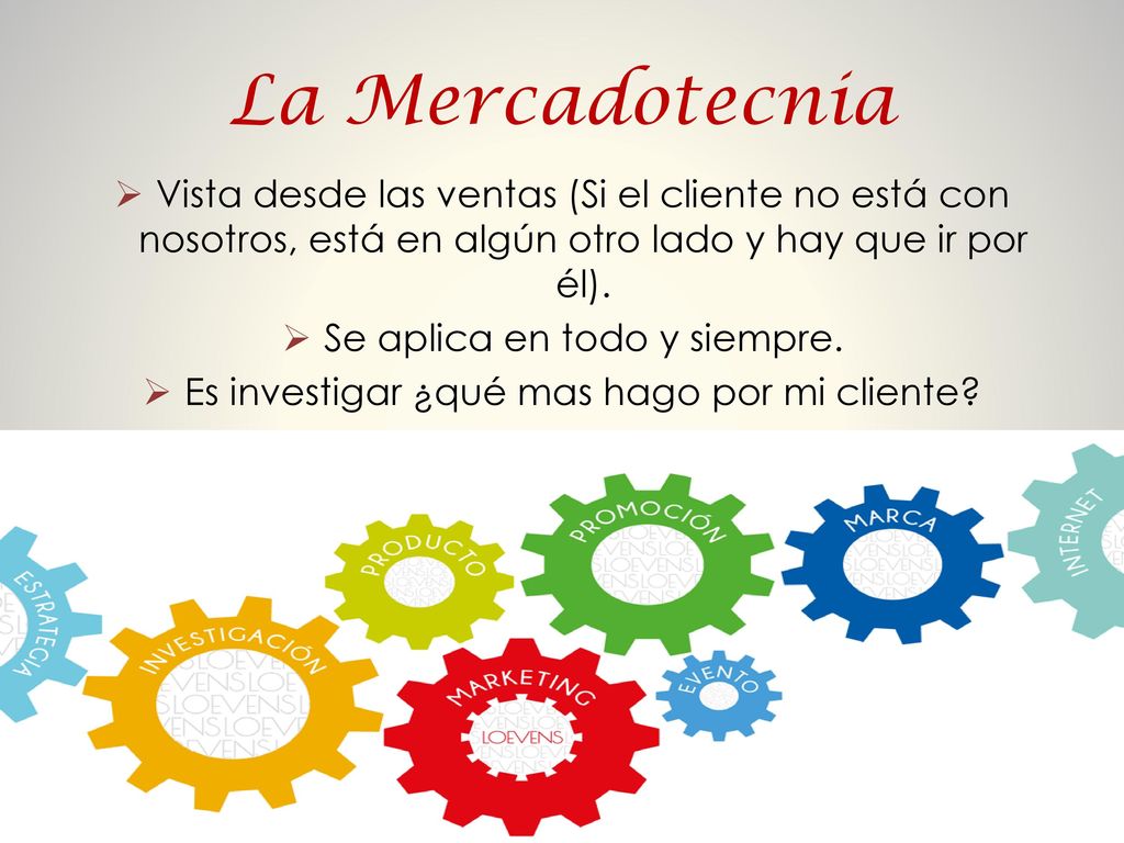 La Mercadotecnia Vista desde las ventas (Si el cliente no está con nosotros, está en algún otro lado y hay que ir por él).