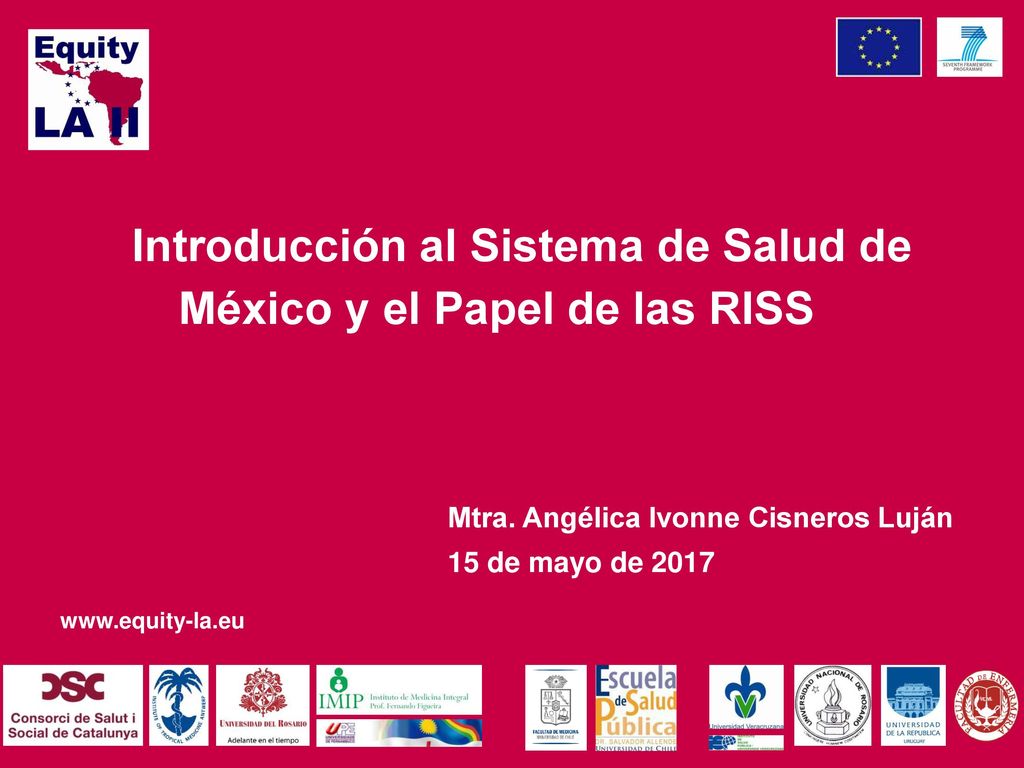 Introducción al Sistema de Salud de México y el Papel de las RISS