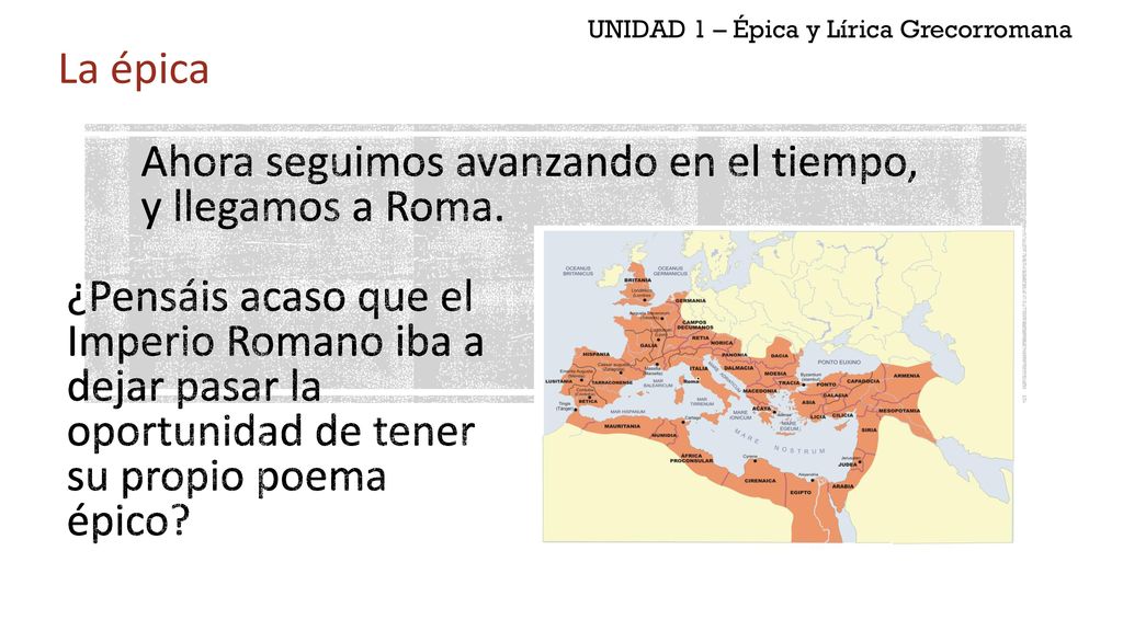 UNIDAD 1 – Épica y Lírica Grecorromana
