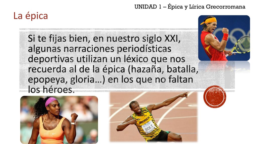 UNIDAD 1 – Épica y Lírica Grecorromana