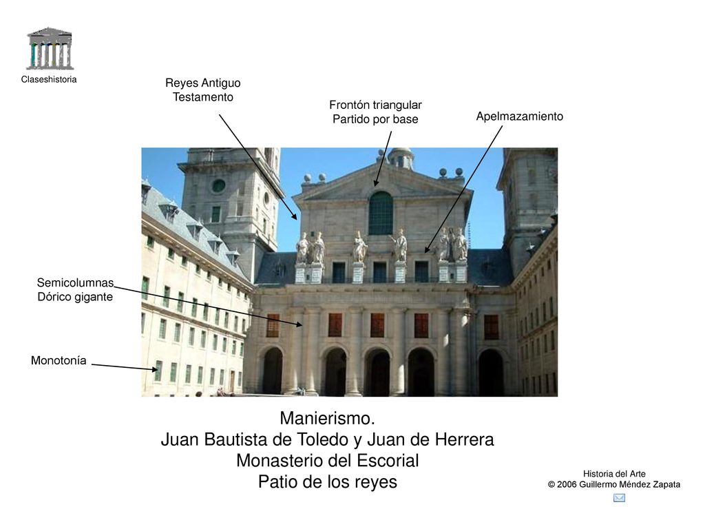 Juan Bautista de Toledo y Juan de Herrera Monasterio del Escorial