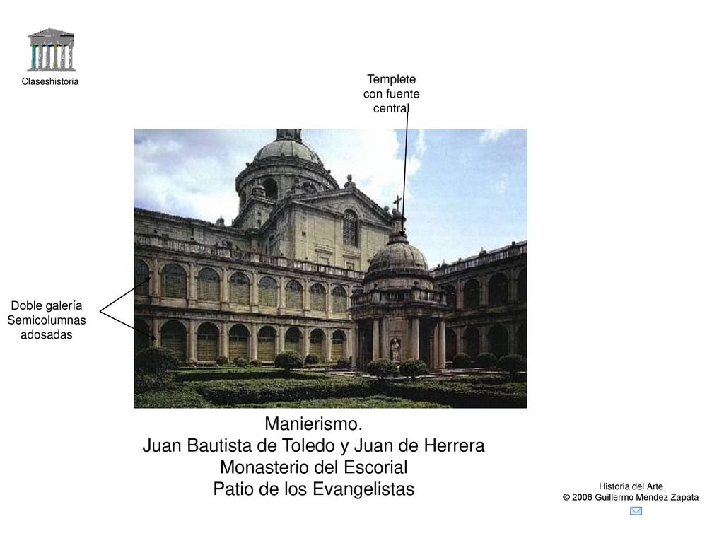Juan Bautista de Toledo y Juan de Herrera Monasterio del Escorial
