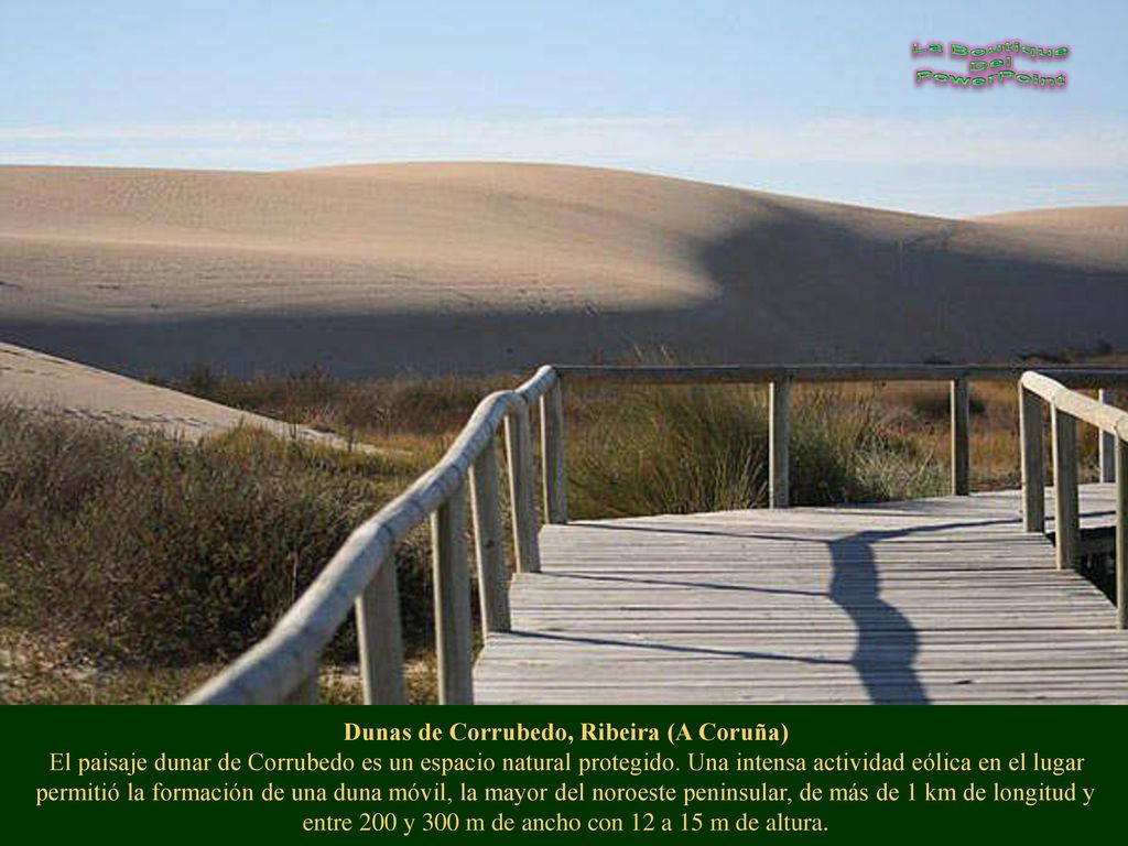 Dunas de Corrubedo, Ribeira (A Coruña) El paisaje dunar de Corrubedo es un espacio natural protegido.