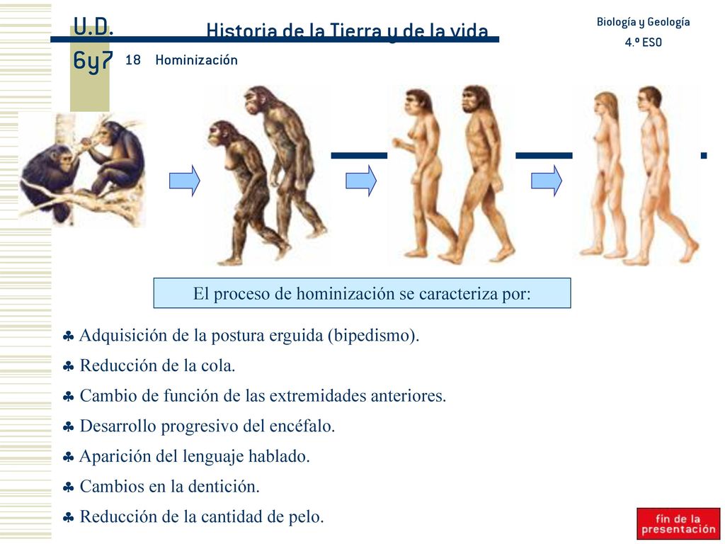 U.D. 6y7 Historia de la Tierra y de la vida