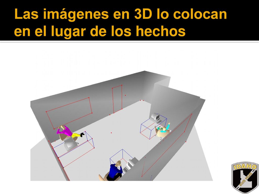 Las imágenes en 3D lo colocan en el lugar de los hechos