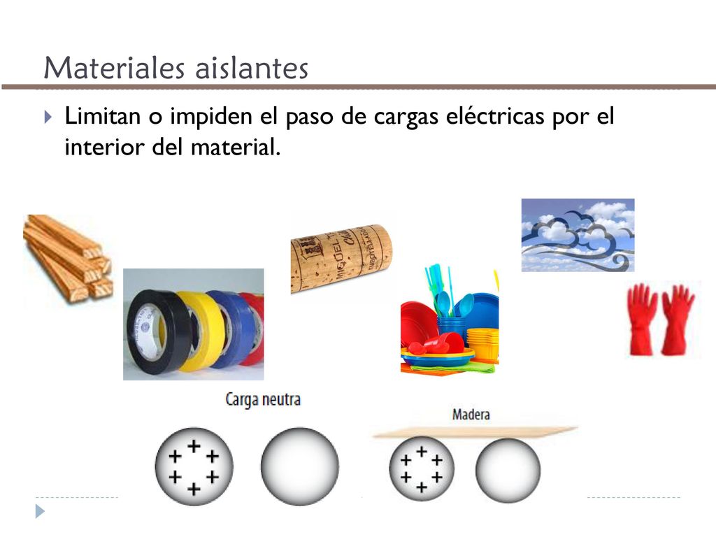 Materiales conductores y aislantes eléctricos - ppt descargar