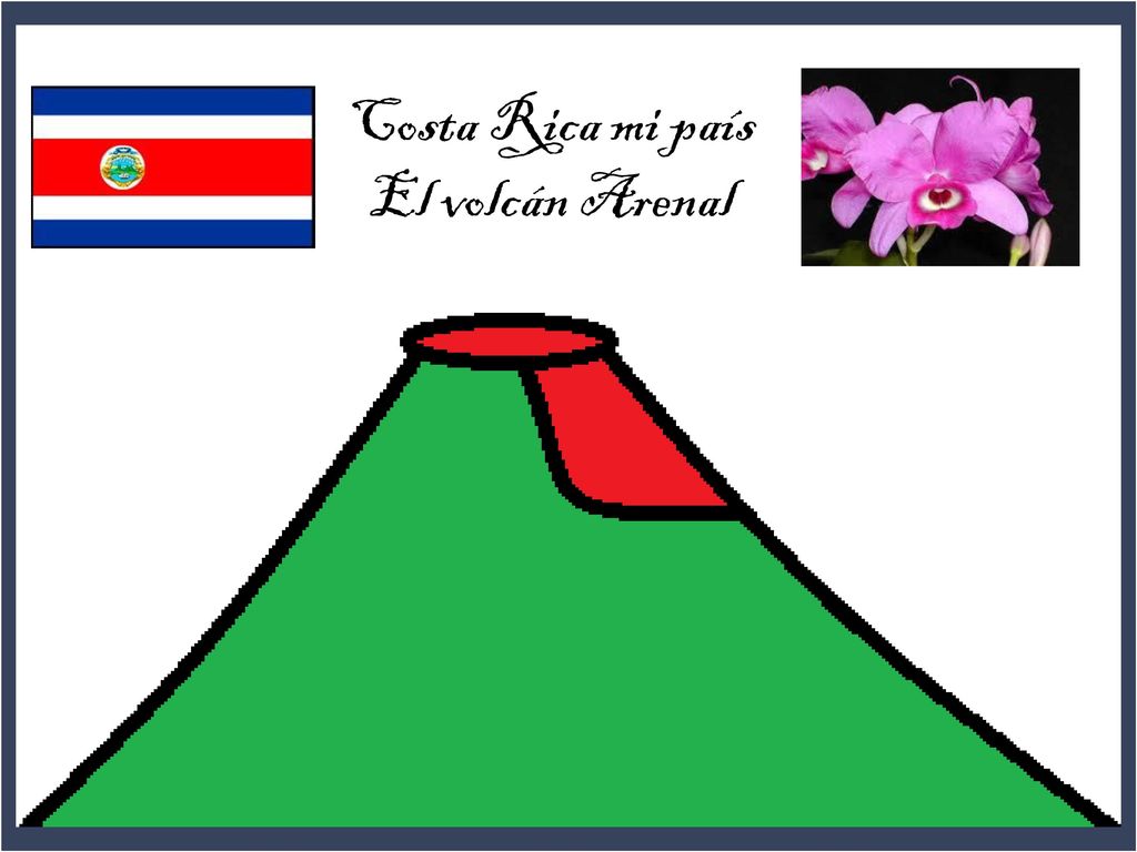 Costa Rica mi país El volcán Arenal ¿Qué pasa aquí