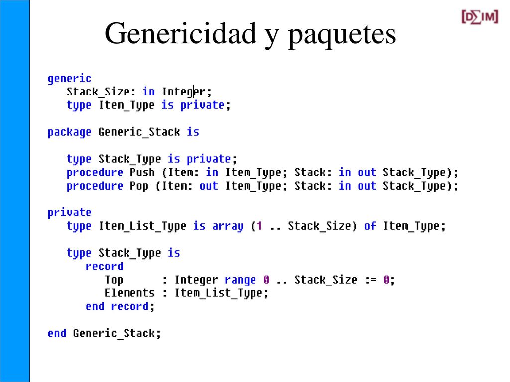 Body ... function Sum (L, H : Integer) return Res_Type is