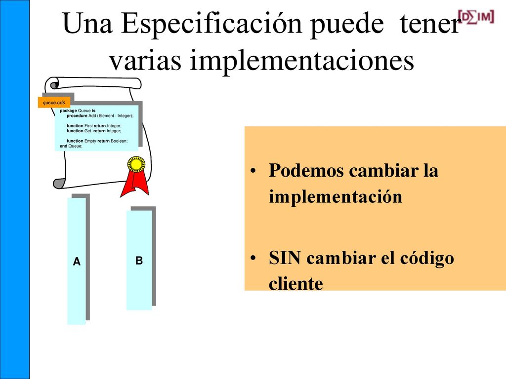 queue.adb package body Queue is. ... function Get return Integer is. Tmp : Element_Ptr := Q_First;