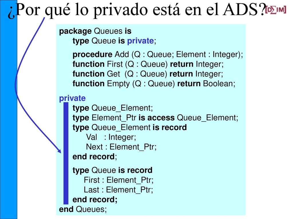 … los tipos privados son PRIVADOS