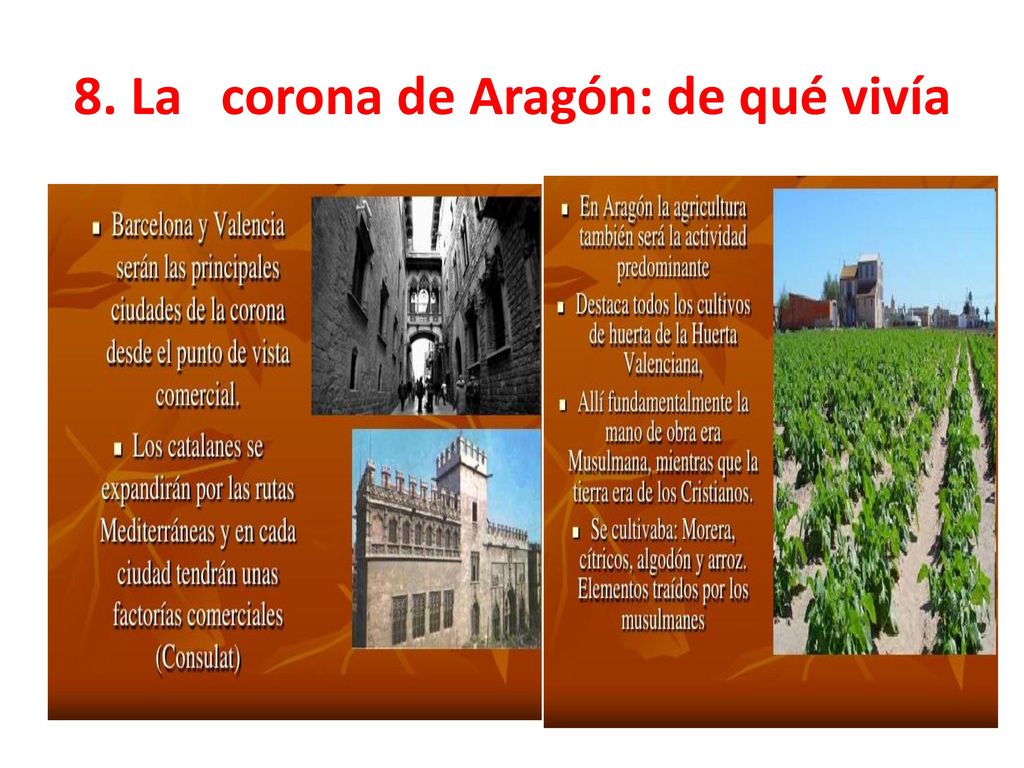 8. La corona de Aragón: de qué vivía