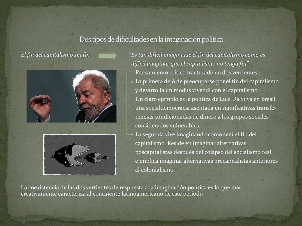 Dos tipos de dificultades en la imaginación política