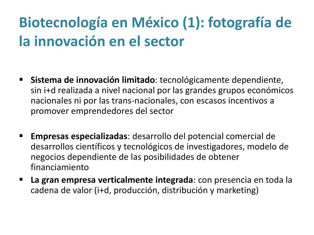Biotecnología en México (1): fotografía de la innovación en el sector