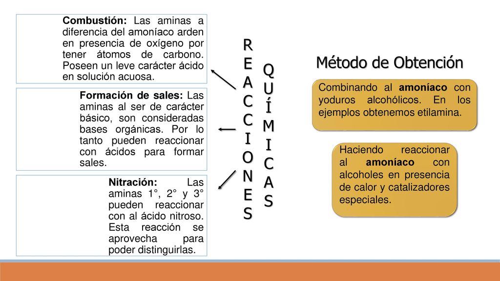 R E A Método de Obtención Q C U Í I M O I N C A S S