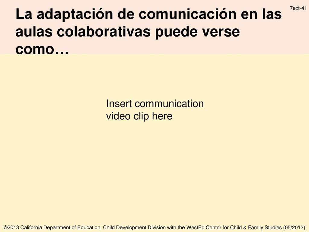 La adaptación de comunicación en las aulas colaborativas puede verse como…