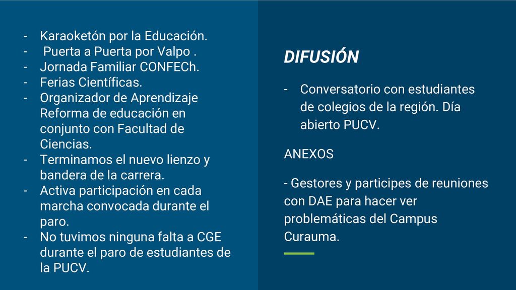 DIFUSIÓN Karaoketón por la Educación. Puerta a Puerta por Valpo .