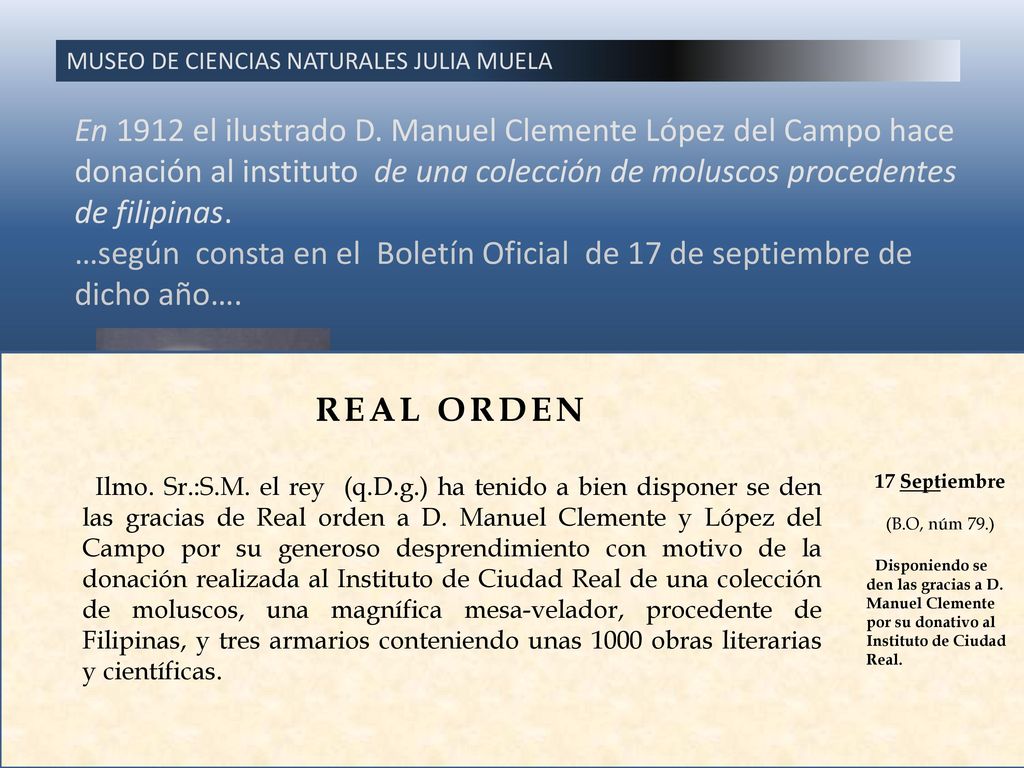 …según consta en el Boletín Oficial de 17 de septiembre de dicho año….