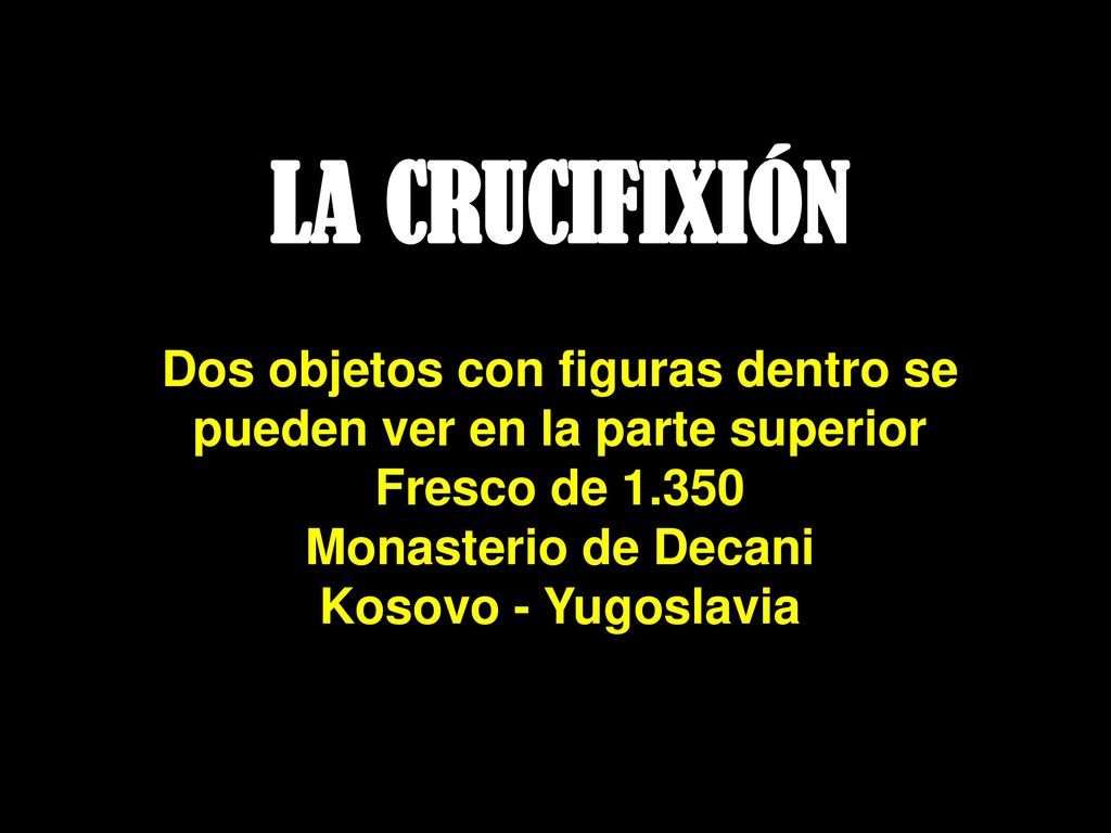 Dos objetos con figuras dentro se pueden ver en la parte superior