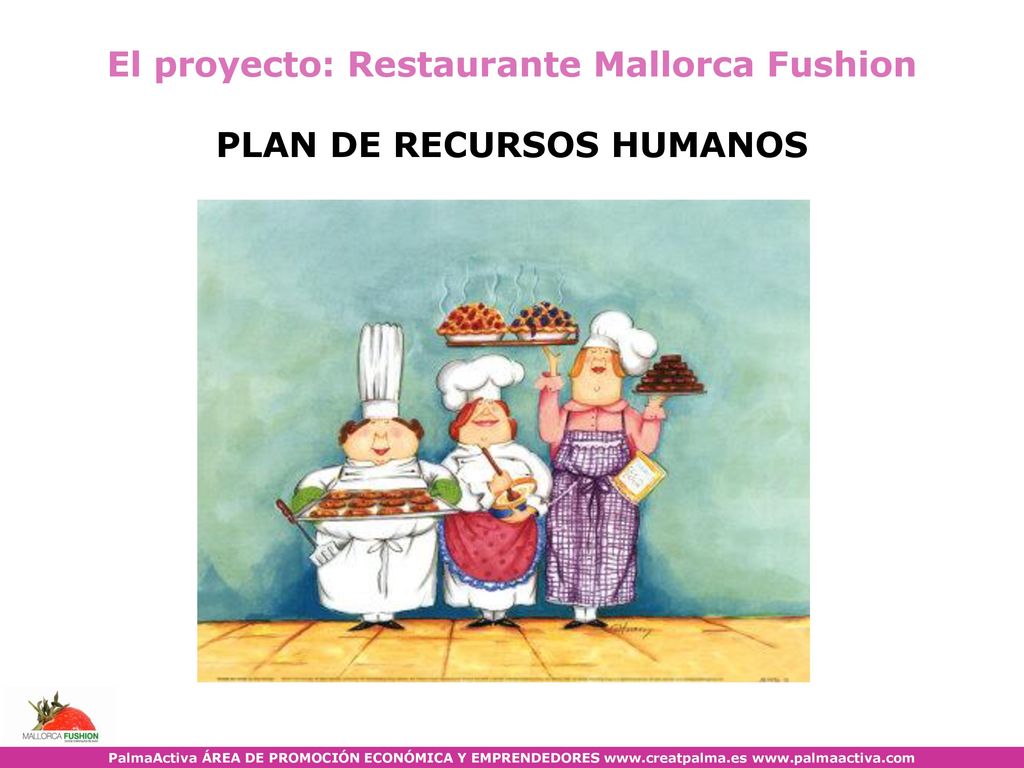 El proyecto: Restaurante Mallorca Fushion PLAN DE RECURSOS HUMANOS