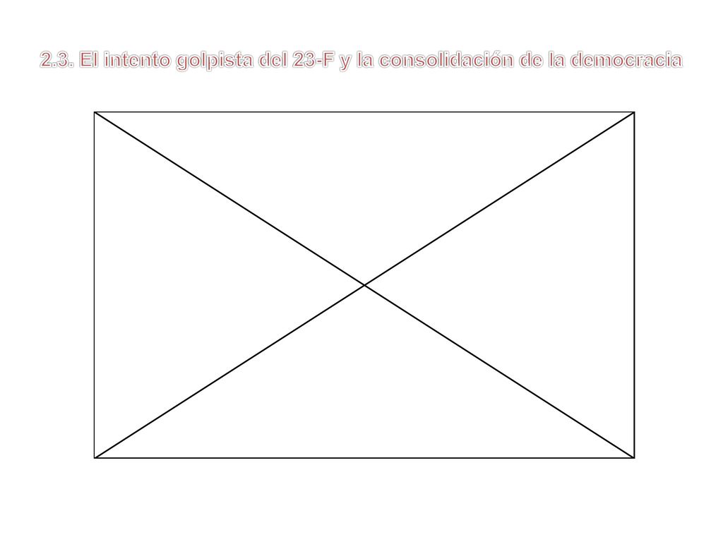 2.3. El intento golpista del 23-F y la consolidación de la democracia
