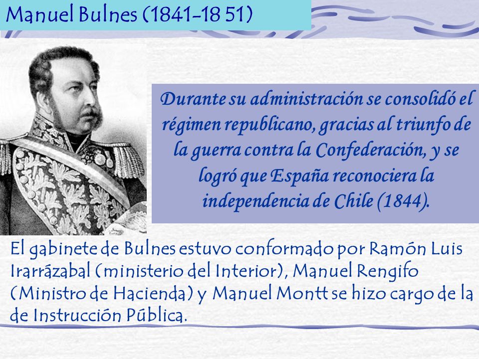 Manuel Bulnes ( )