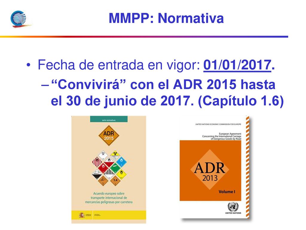 MMPP: Normativa Fecha de entrada en vigor: 01/01/2017.