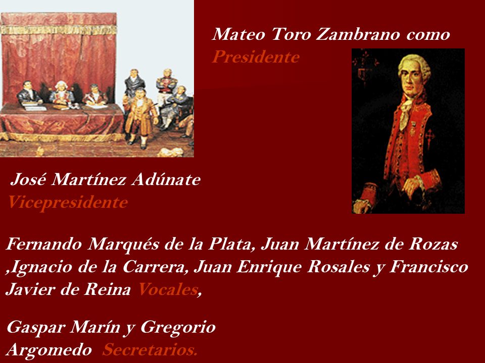 Mateo Toro Zambrano como Presidente
