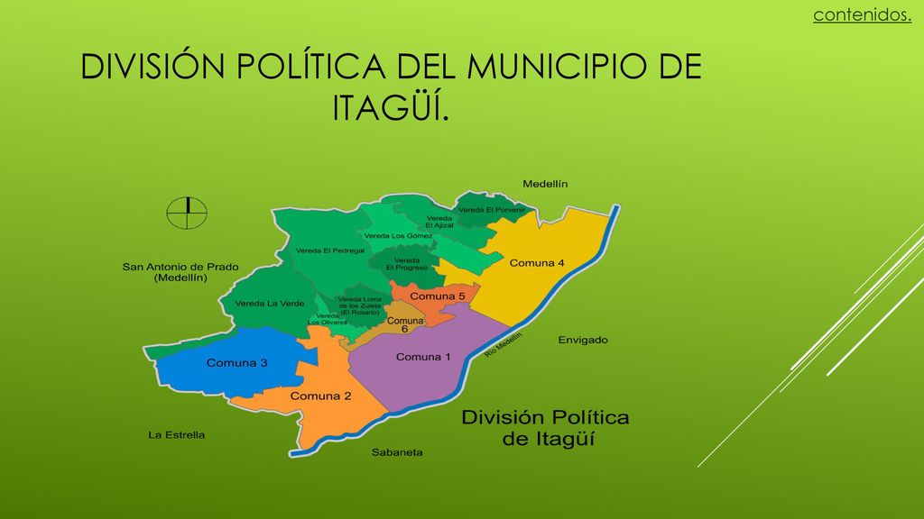 División política del municipio de Itagüí.