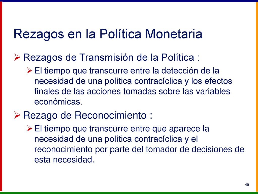 La Ecuación de Fisher Cualquiera sea la presentación de la ecuación, hay que explicar que determina la velocidad o el cuociente dinero/transacciones.
