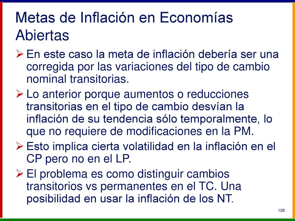 SHOCK NEGATIVO DE INFLACIÓN: Afecta la posición de la CP, que se mueve hacia abajo. No afecta la RPM.