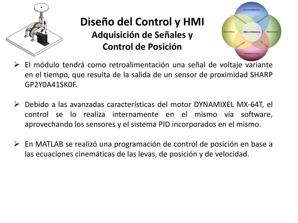 Diseño del Control y HMI Adquisición de Señales y Control de Posición