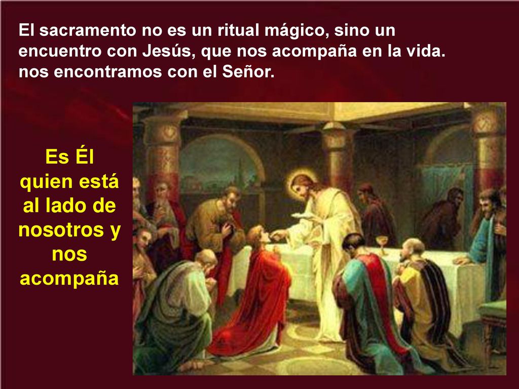 Es Él quien está al lado de nosotros y nos acompaña