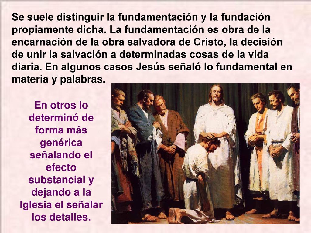 Se suele distinguir la fundamentación y la fundación propiamente dicha