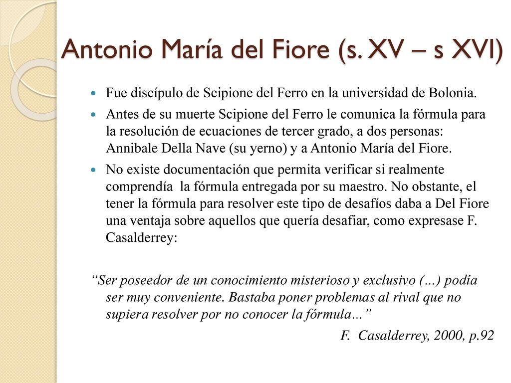 Antonio María del Fiore (s. XV – s XVI)