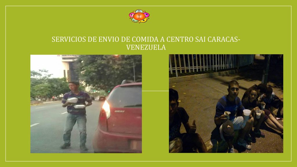 SERVICIOS DE ENVIO DE COMIDA A CENTRO SAI CARACAS- VENEZUELA
